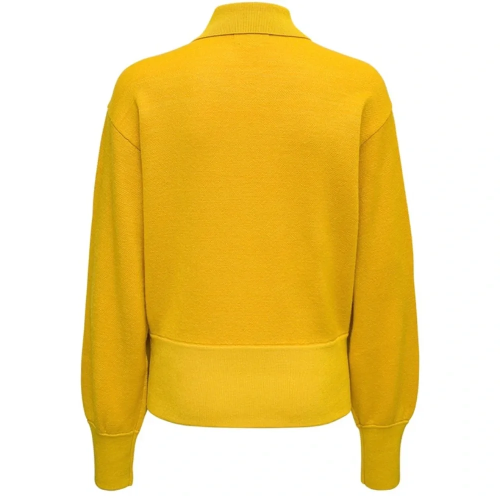 ISABEL MARANT • Yellow Heron Polo Neck Wool-Blend Long Sleeve Sweater, 4 - Picture 5 of 16